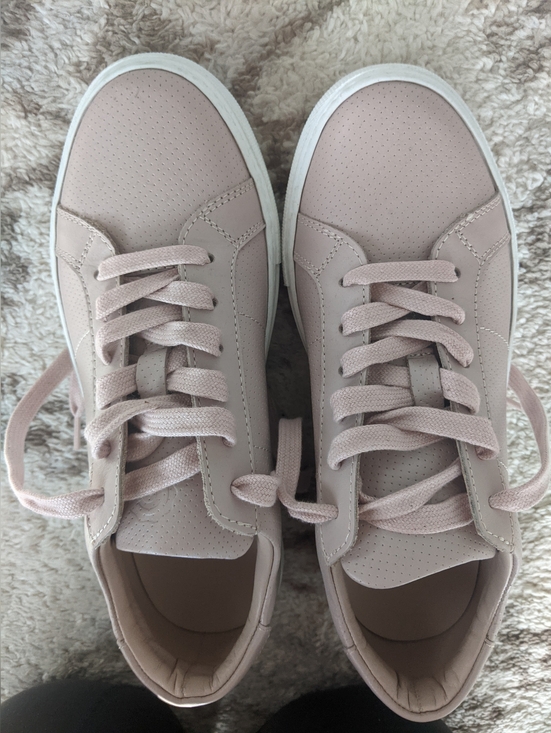 Greats Shoes - GREATS Women's Casual Lace-Up Sneakers in Blush Pink MADE In ITALY